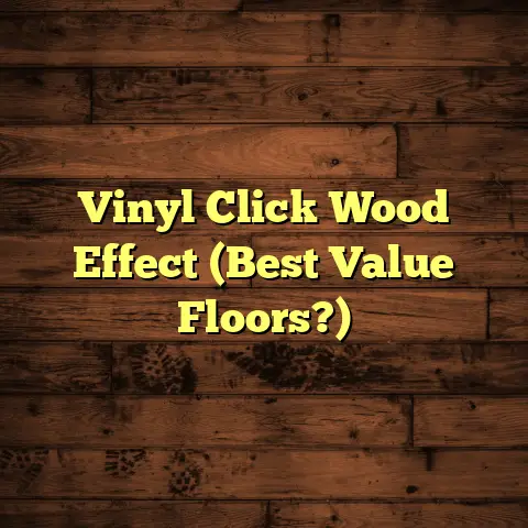 Vinyl Click Wood Effect (Best Value Floors?)