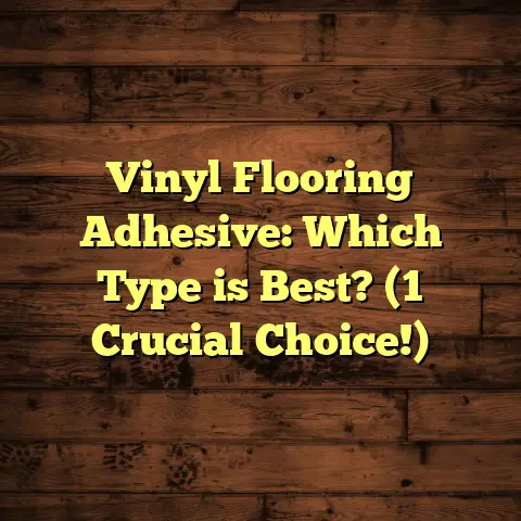 Vinyl Flooring Adhesive: Which Type is Best? (1 Crucial Choice!)