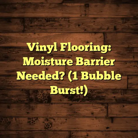 Vinyl Flooring: Moisture Barrier Needed? (1 Bubble Burst!)