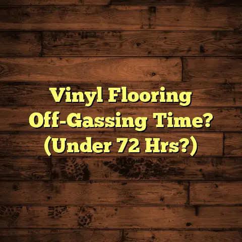 Vinyl Flooring Off-Gassing Time? (Under 72 Hrs?)