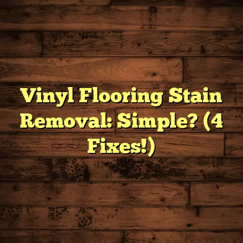 Vinyl Flooring Stain Removal: Simple? (4 Fixes!)