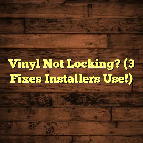 Vinyl Not Locking? (3 Fixes Installers Use!)