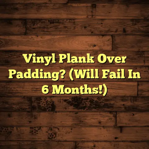 Vinyl Plank Over Padding? (Will Fail In 6 Months!)