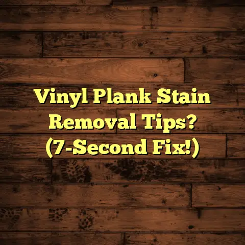 Vinyl Plank Stain Removal Tips? (7-Second Fix!)