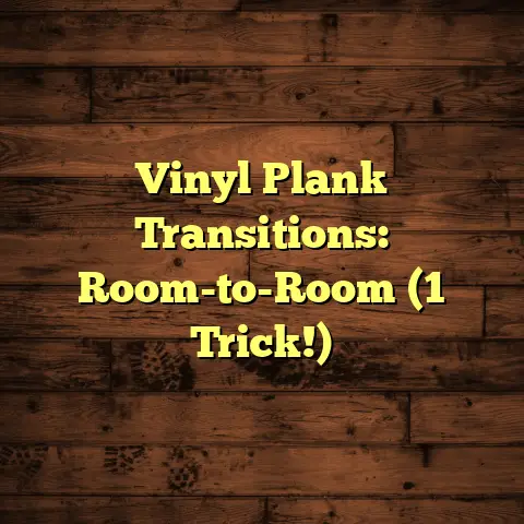 Vinyl Plank Transitions: Room-to-Room (1 Trick!)