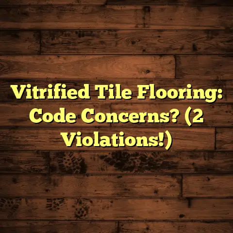 Vitrified Tile Flooring: Code Concerns? (2 Violations!)