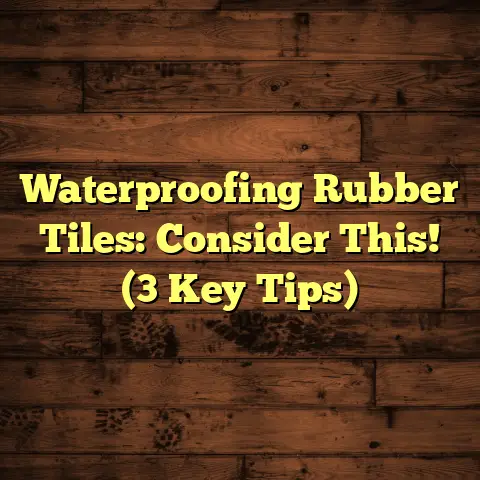 Waterproofing Rubber Tiles: Consider This! (3 Key Tips)