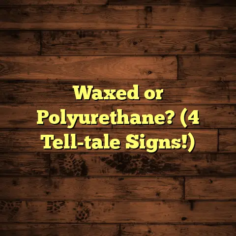 Waxed or Polyurethane? (4 Tell-tale Signs!)