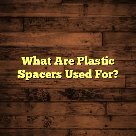 What Are Plastic Spacers Used For?