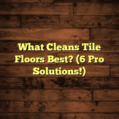 What Cleans Tile Floors Best? (6 Pro Solutions!)