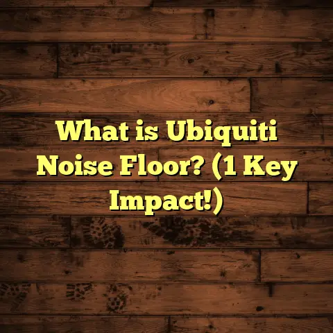 What is Ubiquiti Noise Floor? (1 Key Impact!)