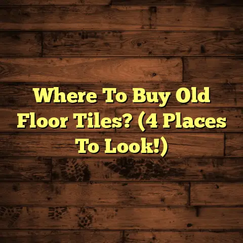 Where To Buy Old Floor Tiles? (4 Places To Look!)