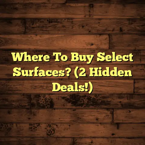 Where To Buy Select Surfaces? (2 Hidden Deals!)