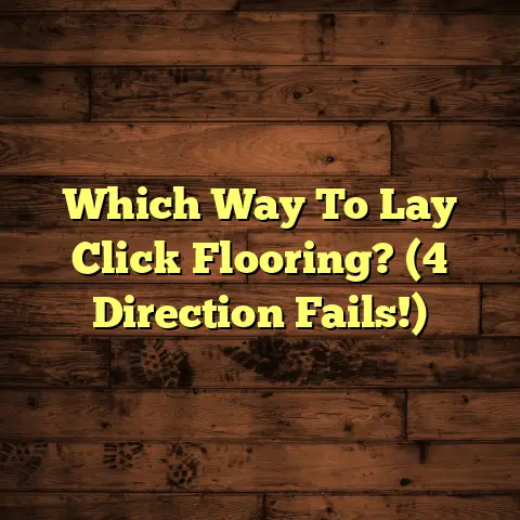 Which Way To Lay Click Flooring? (4 Direction Fails!)