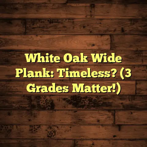 White Oak Wide Plank: Timeless? (3 Grades Matter!)