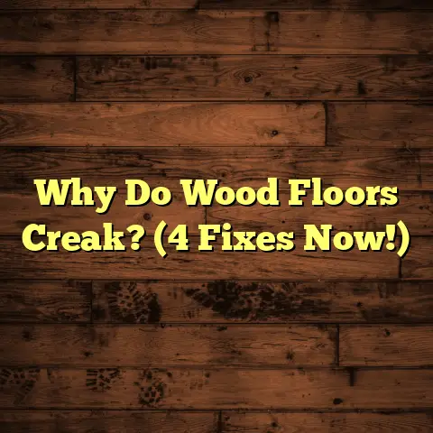Why Do Wood Floors Creak? (4 Fixes Now!)