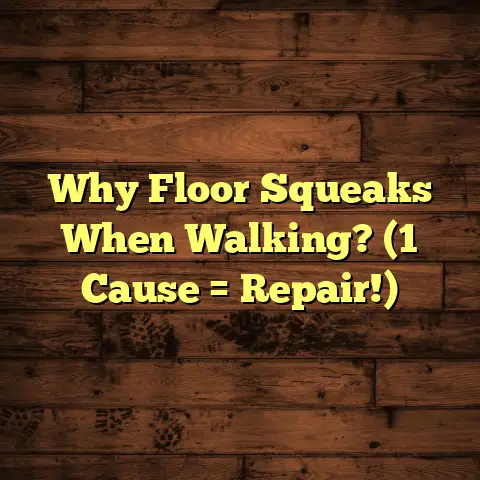 Why Floor Squeaks When Walking? (1 Cause = Repair!)