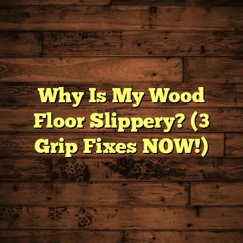Why Is My Wood Floor Slippery? (3 Grip Fixes NOW!)