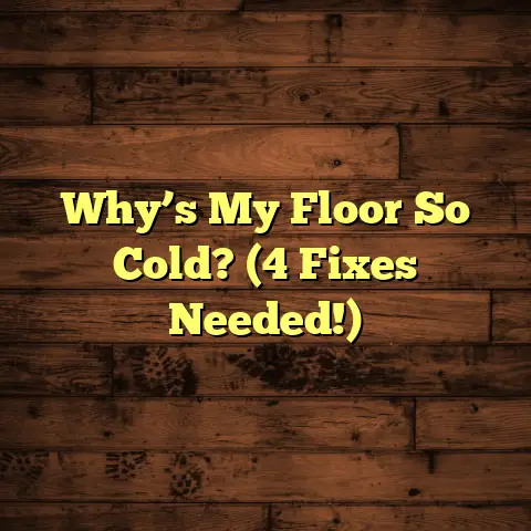 Why’s My Floor So Cold? (4 Fixes Needed!)