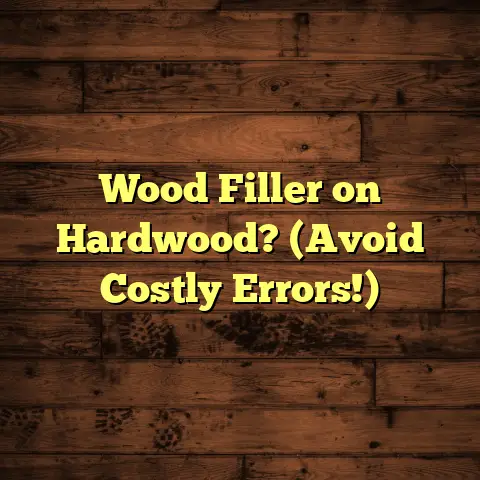 Wood Filler on Hardwood? (Avoid Costly Errors!)
