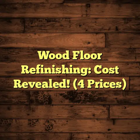 Wood Floor Refinishing: Cost Revealed! (4 Prices)