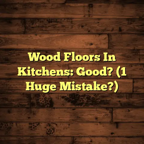 Wood Floors In Kitchens: Good? (1 Huge Mistake?)
