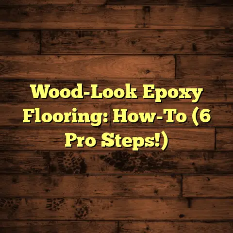 Wood-Look Epoxy Flooring: How-To (6 Pro Steps!)