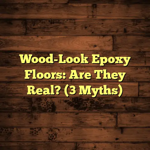 Wood-Look Epoxy Floors: Are They Real? (3 Myths)