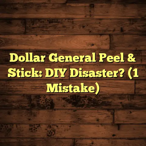 Dollar General Peel & Stick: DIY Disaster? (1 Mistake)
