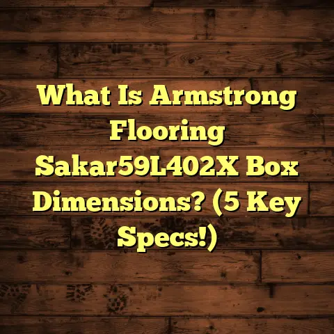What Is Armstrong Flooring Sakar59L402X Box Dimensions? (5 Key Specs!)