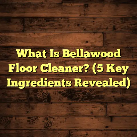 What Is Bellawood Floor Cleaner? (5 Key Ingredients Revealed)
