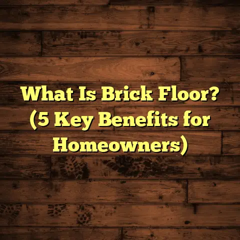 What Is Brick Floor? (5 Key Benefits for Homeowners)