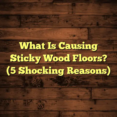 What Is Causing Sticky Wood Floors? (5 Shocking Reasons)