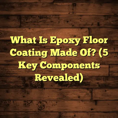 What Is Epoxy Floor Coating Made Of? (5 Key Components Revealed)