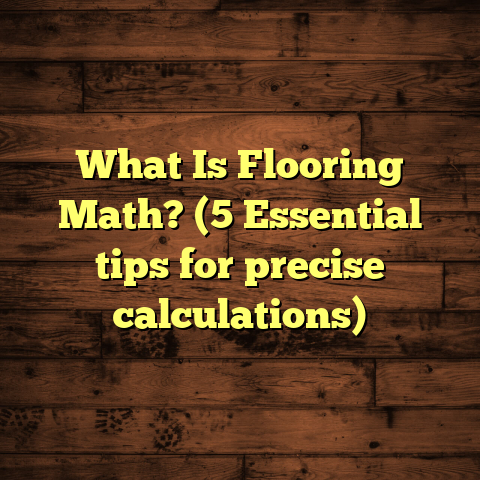 What Is Flooring Math? (5 Essential tips for precise calculations)