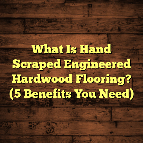 What Is Hand Scraped Engineered Hardwood Flooring? (5 Benefits You Need)