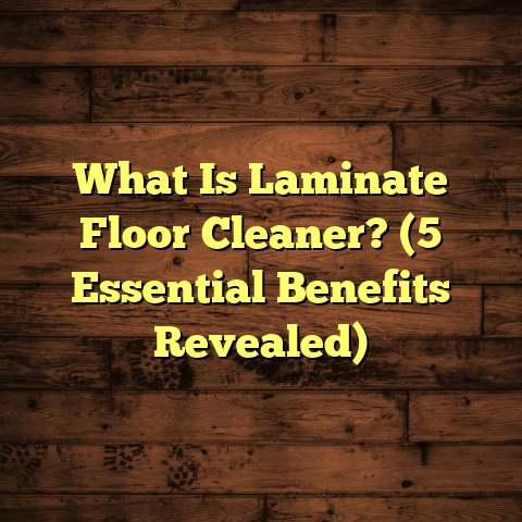 What Is Laminate Floor Cleaner? (5 Essential Benefits Revealed)