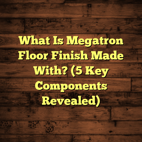What Is Megatron Floor Finish Made With? (5 Key Components Revealed)