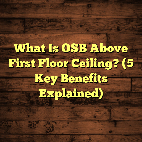What Is OSB Above First Floor Ceiling? (5 Key Benefits Explained)