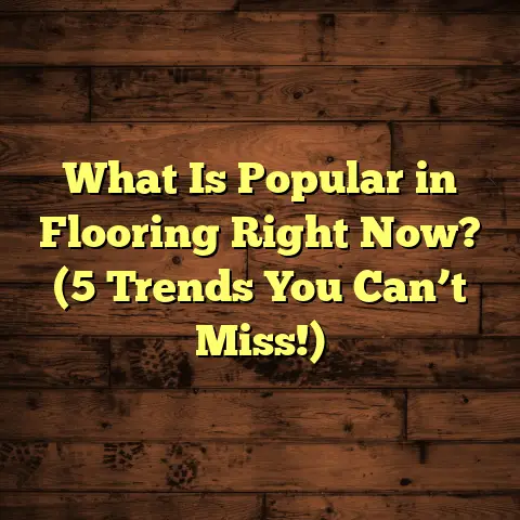What Is Popular in Flooring Right Now? (5 Trends You Can’t Miss!)
