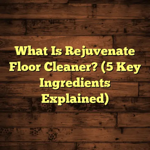 What Is Rejuvenate Floor Cleaner? (5 Key Ingredients Explained)