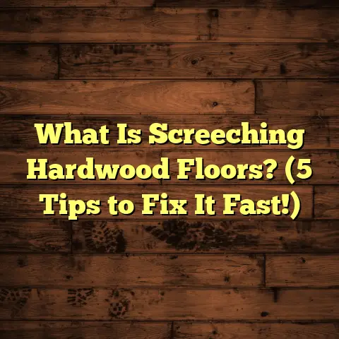 What Is Screeching Hardwood Floors? (5 Tips to Fix It Fast!)