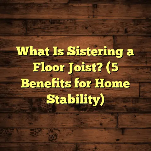 What Is Sistering a Floor Joist? (5 Benefits for Home Stability)