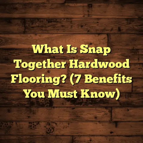 What Is Snap Together Hardwood Flooring? (7 Benefits You Must Know)