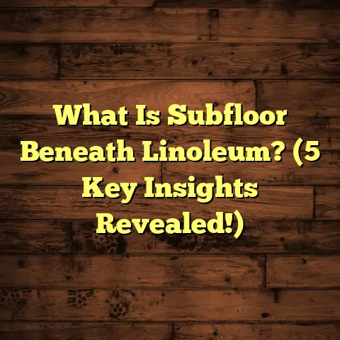 What Is Subfloor Beneath Linoleum? (5 Key Insights Revealed!)