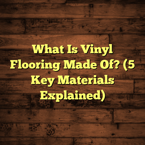 What Is Vinyl Flooring Made Of? (5 Key Materials Explained)