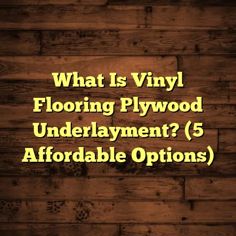 What Is Vinyl Flooring Plywood Underlayment? (5 Affordable Options)