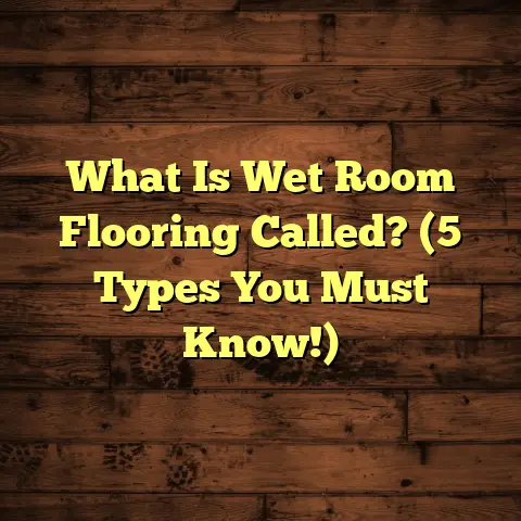 What Is Wet Room Flooring Called? (5 Types You Must Know!)