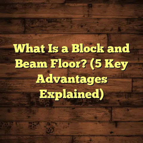 What Is a Block and Beam Floor? (5 Key Advantages Explained)