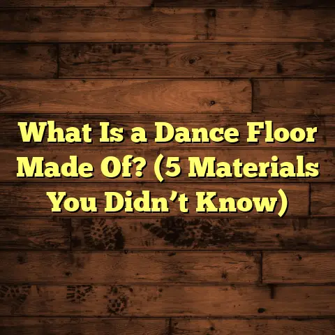 What Is a Dance Floor Made Of? (5 Materials You Didn’t Know)